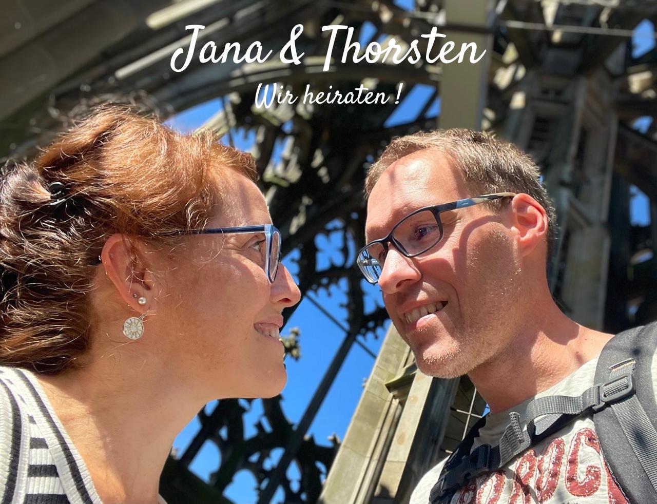 Jana & Thorsten - Wir heiraten! Hochzeit am 21. August 2026 (Standesamt) und 4. September 2026 (Große Feier)