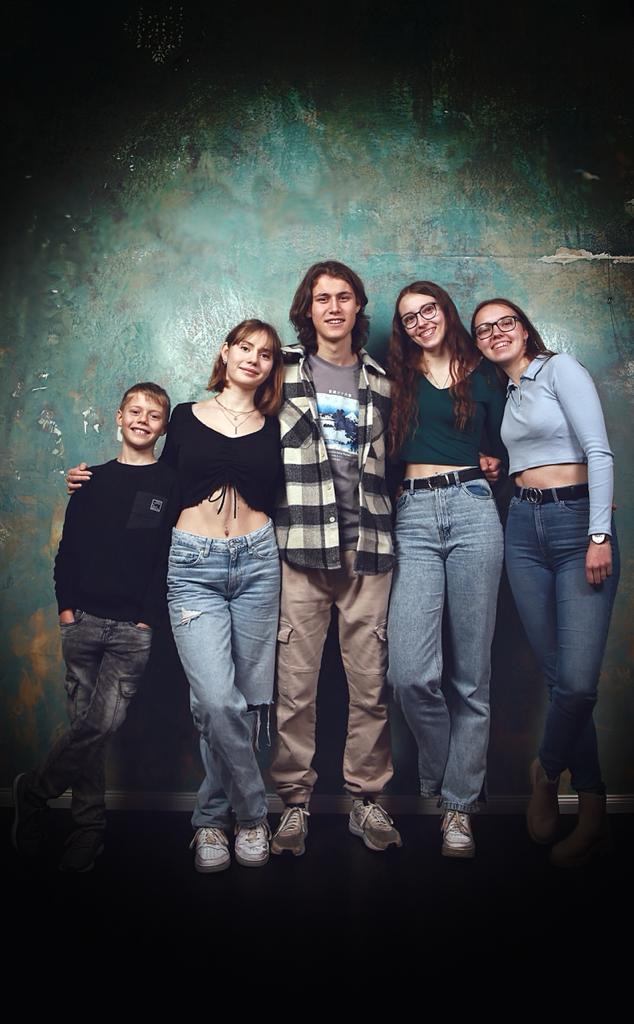 Till, Selina, Erik, Sophie und Sarah